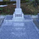 新潟県魚沼市の共同墓地のお墓
